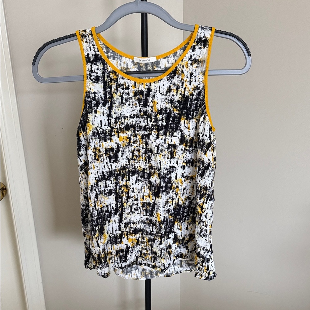 Promod Patterned Tank Top: S
